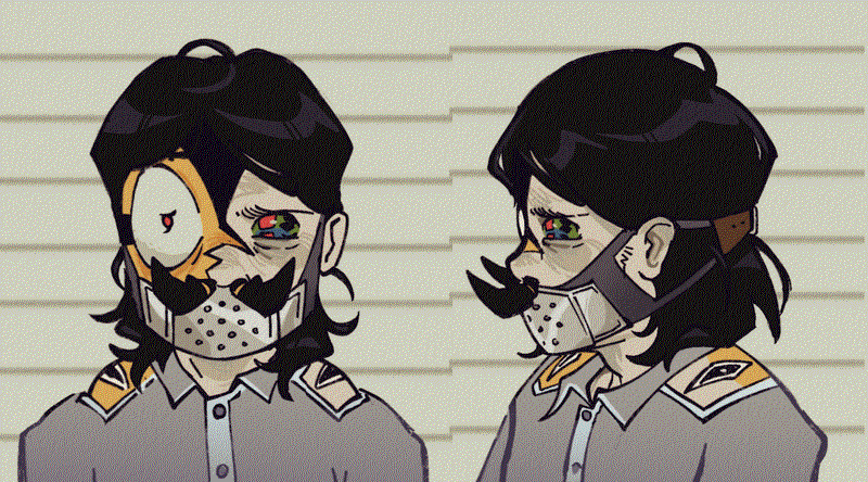 A mugshot - front and profile - of Jason Hoang.